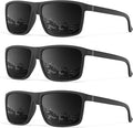 Polarized Sunglasses Men Women: Mens Sunglasses Sun Glasses for Driving Sports Fishing with UV Protection 3 Packs