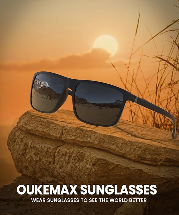 Polarized Sunglasses Men Women: Mens Sunglasses Sun Glasses for Driving Sports Fishing with UV Protection 3 Packs